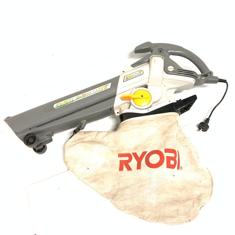 Brisbane Tool Library Leaf blower/mulcher/vacuum RYOBI Grey (1300)